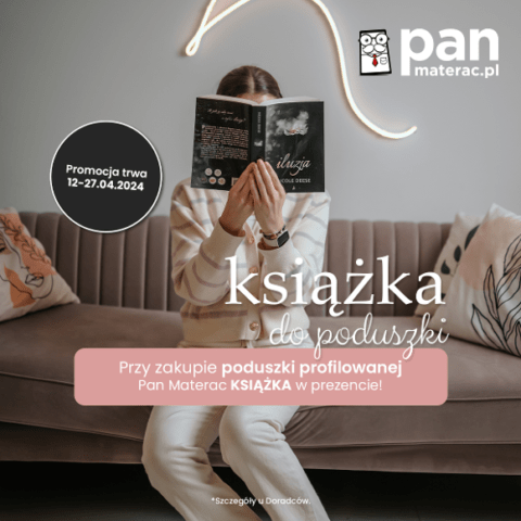 Promocja w salonie Pan Materac – książka gratis!
