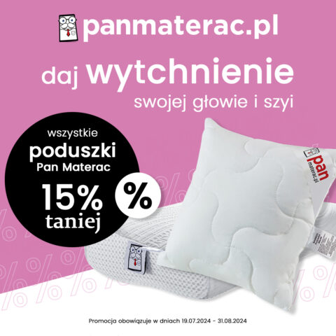 Promocja PODUSZKI – Pan Materac