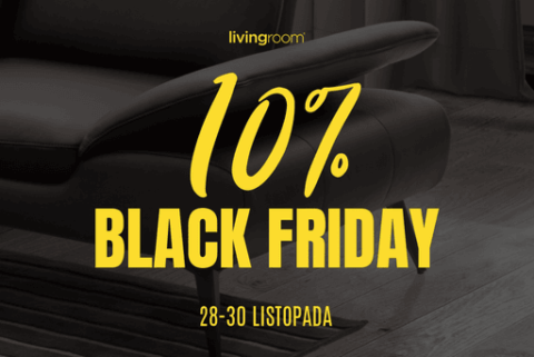 BLACK WEEKEND w salonie LIVINGROOM