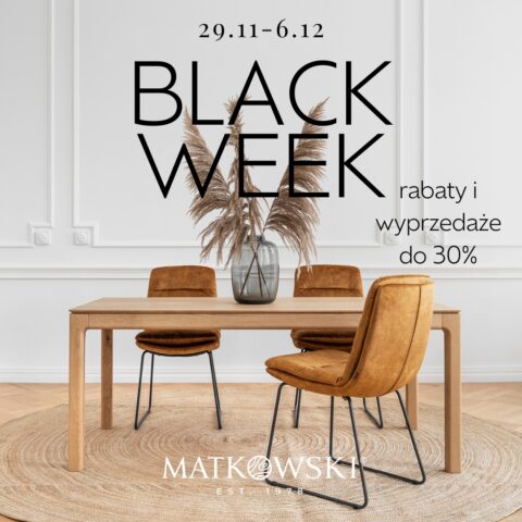 BLACK WEEK w Meble Matkowski
